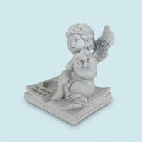 European Style Resin Angel Candle Holder