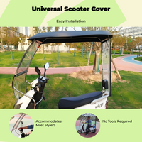 Waterproof scooter cover, universal fit