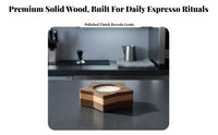 Ergonomic Espresso Station with Brush