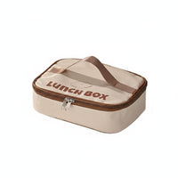 Large Capacity Insulated Lunch Bag Cute Design Lunch Box Bag Multiple Pockets for Students