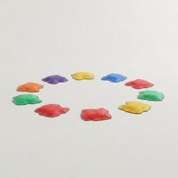 12 Pieces Sensory Stepping Stones Colorful Kids Stepping Stones Stackable