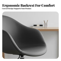 rotate Desk Chair with casters Ergonomic supportrest Office Furniture Padded Seat
