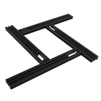 Adjustable Router Guide Rail with Backing Support for Woodworking