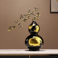 招财福禄双全葫芦摆件电视柜客厅玄关装饰品高档轻奢乔迁新居礼物