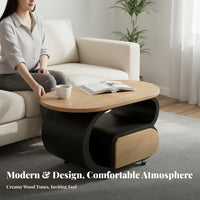 Mobile with casters 2-Tier Rolling Trolley Space-Saving End Table space-efficient Design Utility Cart Minimalist visual design for Apartment Dwellers, Homeowners, Office Workers, Living Room, Small areas, Bedroom, Balcony