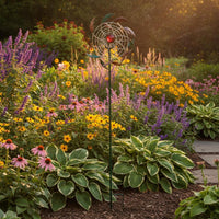 Maple Leaf Wind 360° Rotation Maple Leaf Garden Stake Weather-Resistant