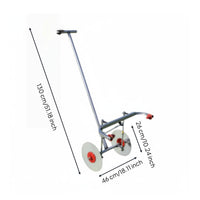 Double-Wheel Film Layer Planting Use Metal Frame Mulch Tool for Farmers