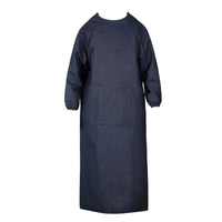 Denim Apron Cover Long Sleeve Anti-oil Protective Workwear for Factory Men and Women
