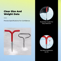 Ice Fishing Tent Anchor, Windproof, Camping Shelter
