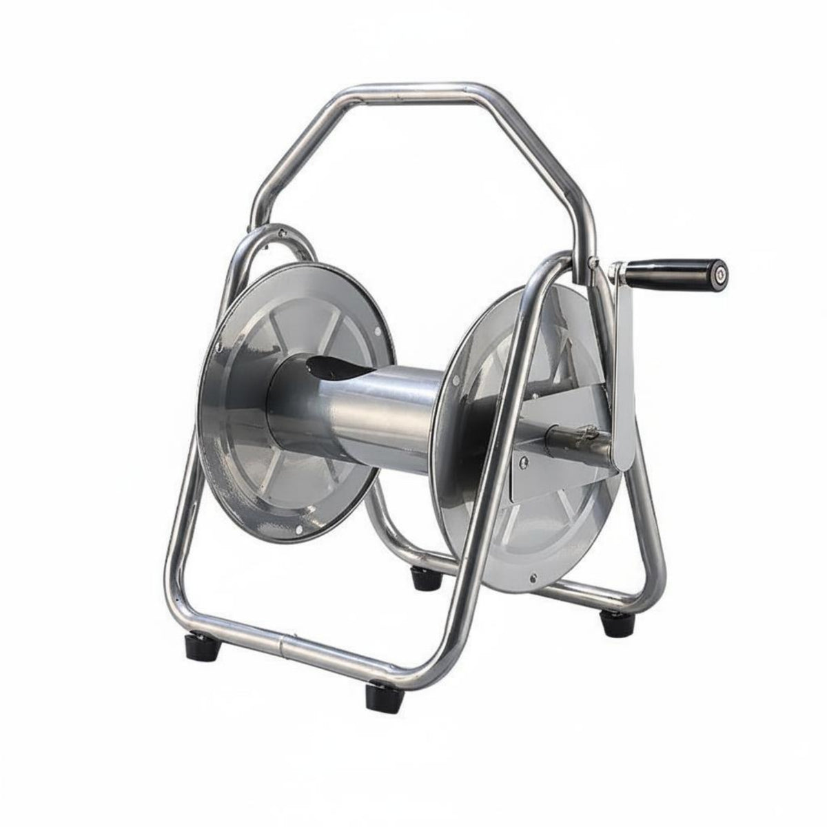 Metal Hose Reel Heavy Duty Garden Hose Reel Large Capacity for Cleaning