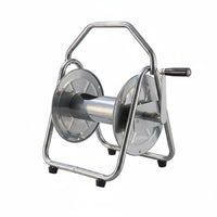 Metal Hose Reel Heavy Duty Garden Hose Reel Large Capacity for Cleaning
