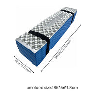 IXPE Foam Camping Mat Lightweight Folding Sleeping Mat Includes Storage Bag Honeycomb Foam Pad for Hikers, Outdoor