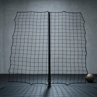 Black Soccer Rebound Net Outdoor Reinforced Border Net Hand-Finished Athletic Equipment Weatherproof