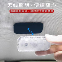 LED Touch Car Ambient Light with Reading Lamp and Tail Light Induction Night Light