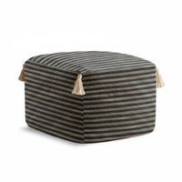 Woven Pouf Multi-Functional Ottoman adaptable Use for Balcony, Bedroom, Adults
