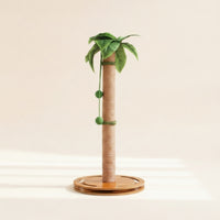 Large Sisal Cat Scratching Post with Interactive Ball