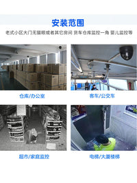 仓库工业超市门店KTV电梯高清7寸监控影像实时门禁9寸显示器摄像 录像款10寸单头+64G