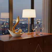 Modern Auspicious Decor Statue Luxury Sailboat Ornament Minimalist for Entryway