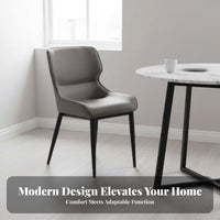 Modern Design Upholstered Side Chair Padded Seat Household Furniture Sturdy Frame Home Seating Ergonomic Design for Homeowners, Interior Designers, Restaurant Owners, Dining Room, Bedroom, Kitchen, Reception Area