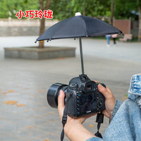 Camera Umbrella with Hot Shoe Mount for Sony Camcorders, Sun and Rain Protection