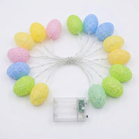 Easter Egg Battery Operated LED Egg Lights Multi-Color Holiday Lighting for Families, Party Hosts, Bedroom, Garden, Wall Decoraterate R