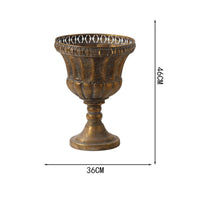 Decorative Urn Antique Grecian Urn Planter Vintage for Entryway, Living Room
