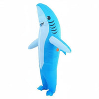 Inflatable Shark Outfit Full-Body Coverage Inflatable Suit Single Size Fits Most