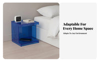 2-Tier C-Shaped End Table Modern aesthetic Household Furniture adaptable Use
