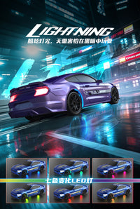 新品1:43小型遥控高速车2.4G全比例金属底盘专业漂移赛车模型车RC