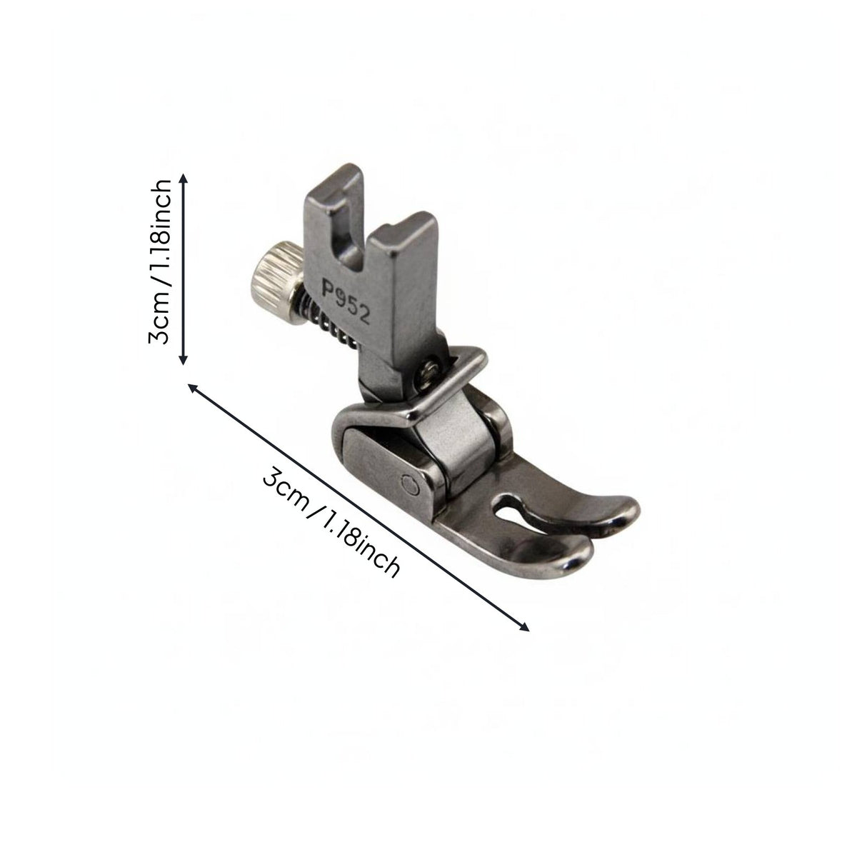 Shirring Presser Foot Slippery Sole Gathering Foot Sturdy Construction