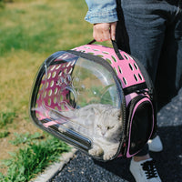 Moorpet Transparent EVA Pet Carrier Backpack for Cats