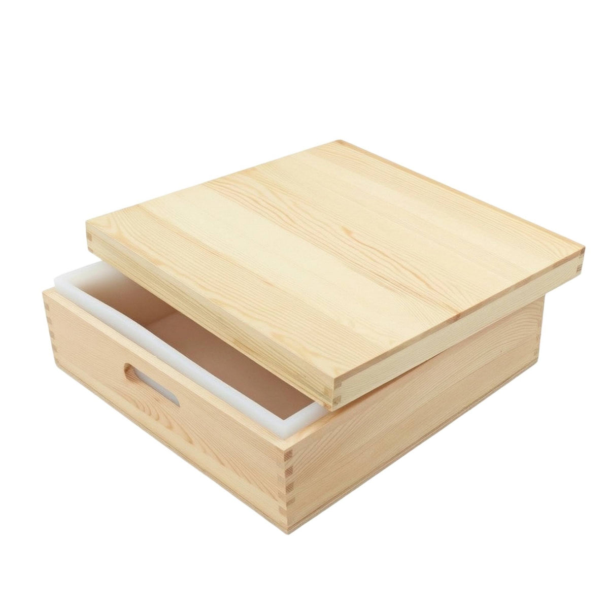 Soap Form with Wooden Box Reusable Silicone Soap Form Washable for Crafters, Diy Crafts