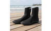 5 Mm Neoprene Dive Boots Vulcanized Sole Surfing Wading Shoes Anti-Scratch Diving Booties for Response Workers, Surfers, Beach