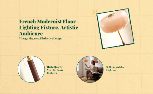 Adjustable vintage floor lamp