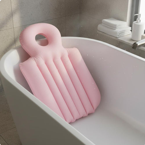 Bathtub Cushion Mat Non-Slip Head and Neck Support Bath Pillow for Children