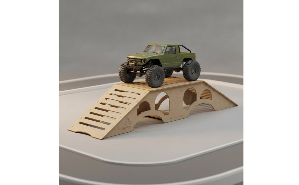 RC Crawler Bridge Tabletop Crawler Obstacle Small Scale for Kids