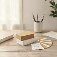 Blank White Hard Card English Word Flashcards Handwriting Cards Host Cue Cards Postcards