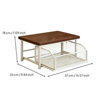 Countertop Sliding Drawer Rack Pull-out Basket Organizer Stable Structure Cup and Spices Storage Shelf for Office, Under Sink