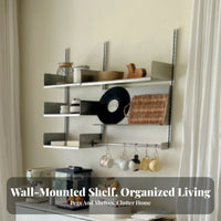 Invisible Wall Shelf Levitateing Design Display Ledge Minimalist Aesthetic