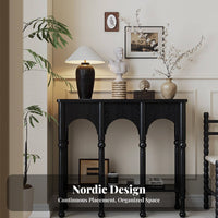 Narrow sideboard Table French design Narrow Entryway Stand Slim shape Space Saving for homeowners, Apartment Dwellers, Bedroom