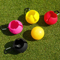 Park Golf Ball Sleeve Scratch-Resistant Silicone Ball Holder Round