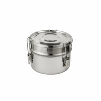 Easy to Clean 304 Stainless Steel Lunch Box Sturdy Double Layer Lunch Box Rust Proof for Outdoor, Picnic, Travel