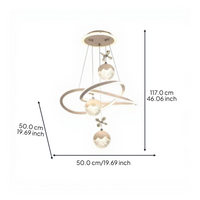 Adjustable LED pendant for kitchen