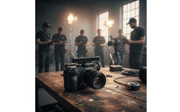 Camera Frame Top Handle Aluminum Alloy Construction DSLR Filming Rig Handle Cold Shoe Camera Grip Multiple Mounting Points