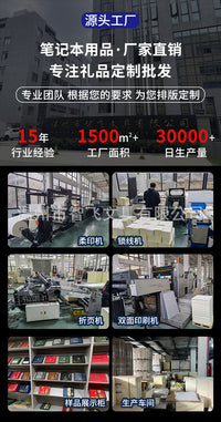 a5笔记本定制logo高颜值简约搭扣商务加厚软皮本子记事本礼盒套装