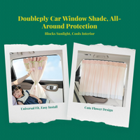 Car Window Privacy Sun Shade, Track-Type, Easy Installation