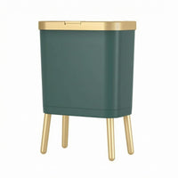 High-Foot Trash Can Easy to Clean Household Waste Long-Lasting for Living Room