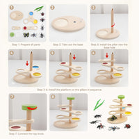 Wooden Adjustable Observation Mirror Toy for Kids