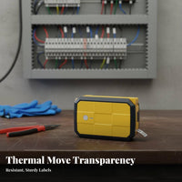Handheld Wire Label Printer Rechargeable Label Creator Twin Power Supply