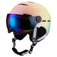 Gradient Ski Helmet with Integrated Goggles for Adults